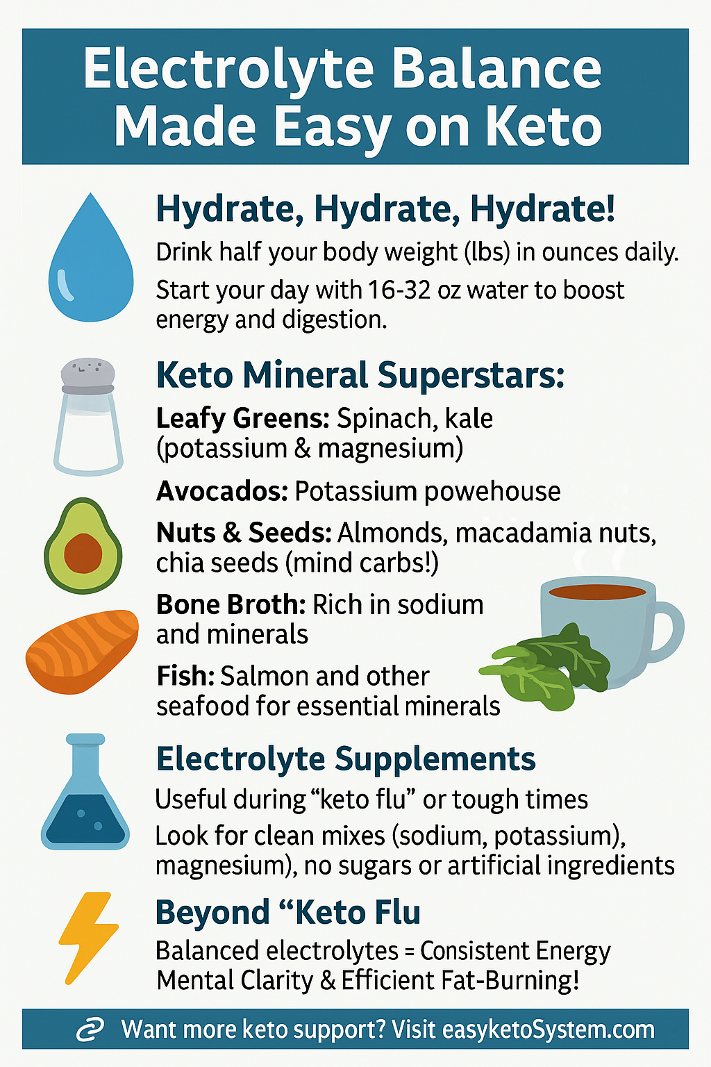 Optimizing Your Electrolyte Balance on Keto: The Secret to Feeling Great